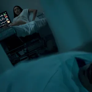 Shelena wakes up in a hospital