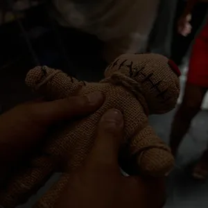 He got a voodoo doll