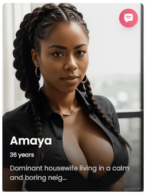 AI ebony girlfriend Amaya