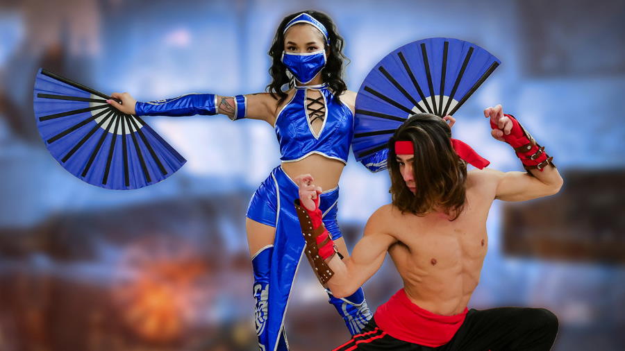900px x 506px - Avery Black as Kitana in Sensual Kombat by Little Asians